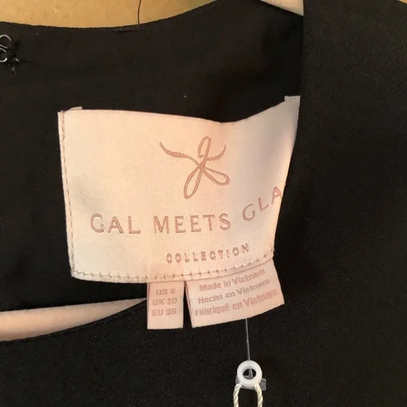 ✨Gal Meets Glam Luna Dress Asymmetric Hem Fit & Flare Dress✨ - Picture 3 of 5